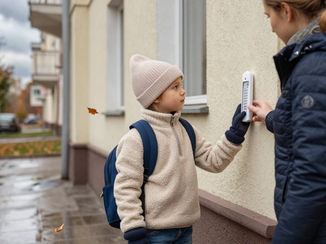 Как одеть ребенка 5 лет по погоде: практическая таблица для осени и зимы