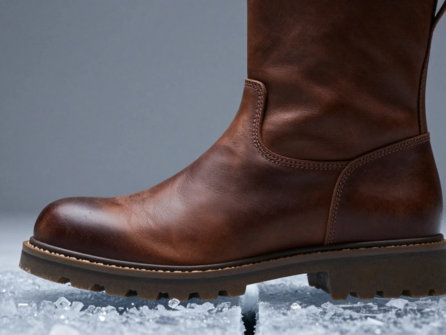 Как выбрать идеальную подошву для зимней мужской обуви: гид по материалам и протектору